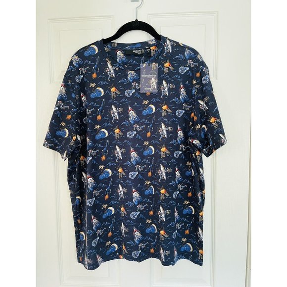 NWT Murano Interstellar Collection Liquid Luxury Slim-Fit Astronaut Print Shirt - Picture 3 of 6